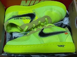 国内正規品■Kids10C■THE TEN 10 NIKE AIR FORCE 1 TD LOW OFF-WHITE AF1ザ テン ナイキ エアフォース1ロー オフホワイト/VOLT/BV0853-700