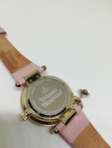 【稼働品】Vivienne Westwood ヴィヴィアンウエストウッド VV006PKPK レディースクォーツ腕時計_画像7