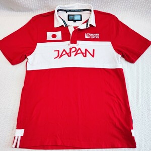 RUGBY WORLD CUP 2015 COLLECTION ラガーシャツ England 当時物 コレクション ラグビーワールドカップ 半袖 JAPAN ラグビー M(103121)