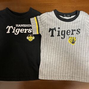 95 ベビー ベビー服 キッズ半袖Tシャツ タイガース　Tigers TG 送料無料 2枚セット 阪神　阪神タイガース