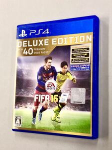 即決！チラシ付！PS4「 FIFA16 DELUXE EDITION」送料150円