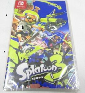 【新品未開封】スプラトゥーン3 スプラ3 Switch ソフト パッケージ版