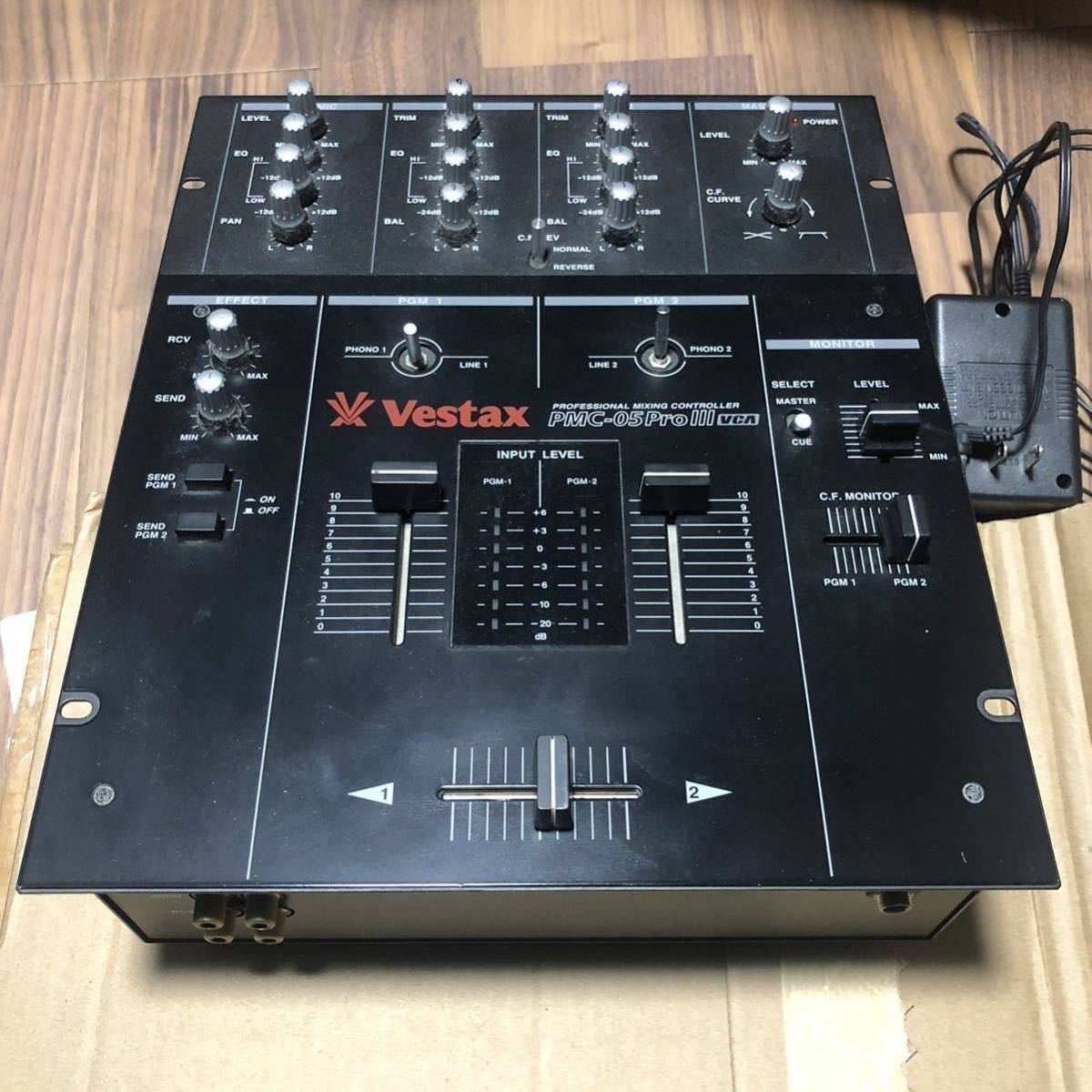 VESTAX ベスタクス PMC-03A 純正AC-15アダプター付属-