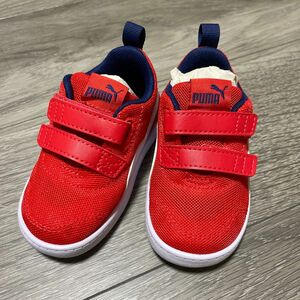 プーマ　キッズ　スニーカー　ベビー　靴　PUMA 子ども 赤