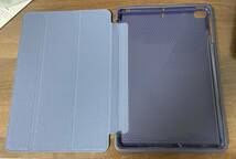 iPad mini 1/2/3/4/5 用 シリコンケース（青）アップル 薄型 スタンド機能 ブック型 便利性高い 軽量_画像5