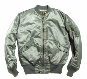 未使用に近い ザ リアルマッコイズ TYPE L-2B フライトジャケット/MEDIUM/セージグリーン/REAL McCOY.MFG.CO/MJ18003