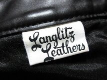 未使用に近い Langlitz Leathers Pants/Westerns ラングリッツレザー パンツ/28×34/ブラック/USA/アメリカ/米国製/ライダース_画像3