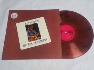 ★LED ZEPPELIN「THE BBC BROADCAST (COLORED VINYL)」TMOQ LZ-537 カラーレコード　レッド・ツェッペリン LP