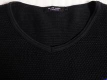 【送料無料】 バーバリーブラックレーベル ホース刺繍 コットン 長袖カットソー Tシャツ サイズ2 ブラック_画像5