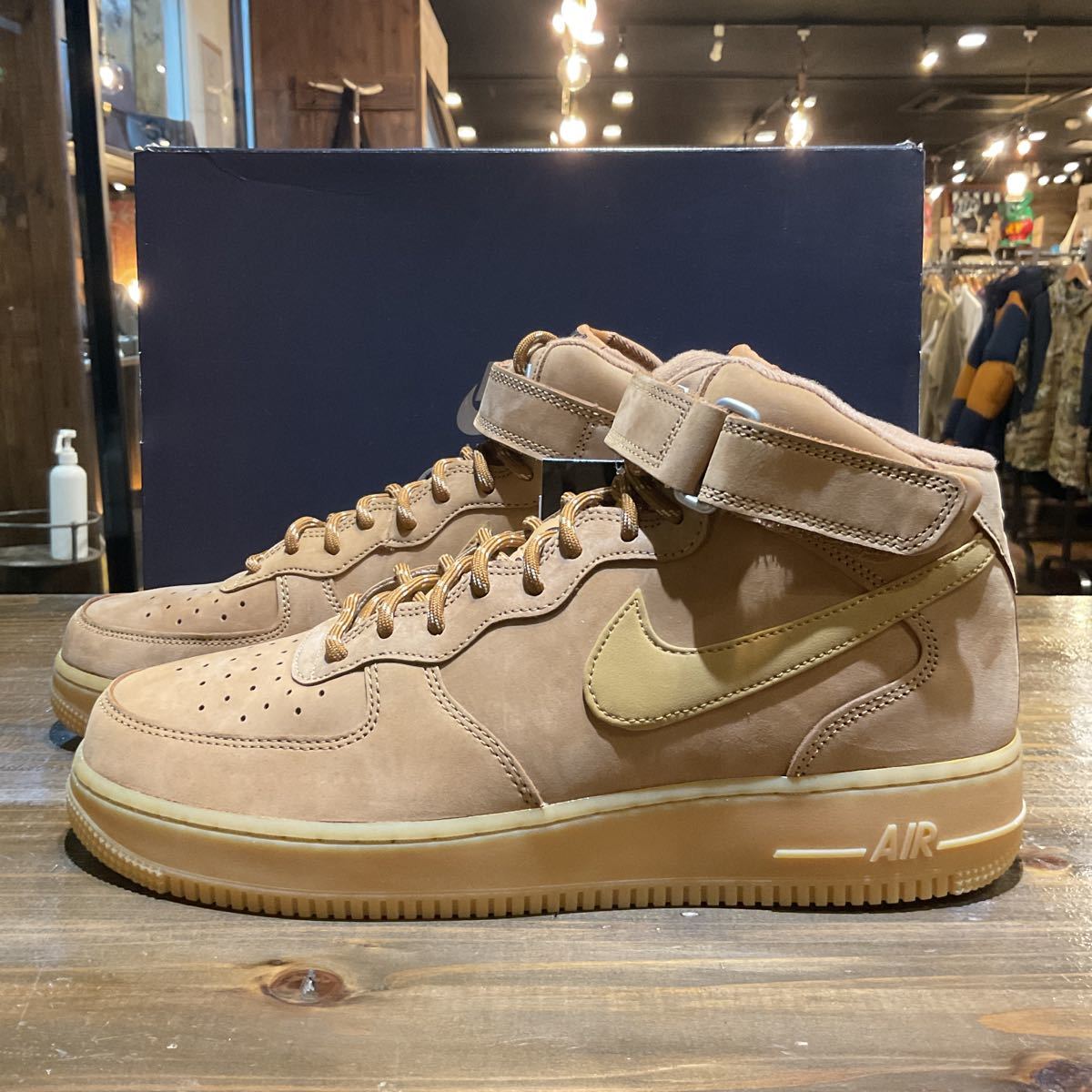 Yahoo!オークション -「nike air force 1 mid ウィート