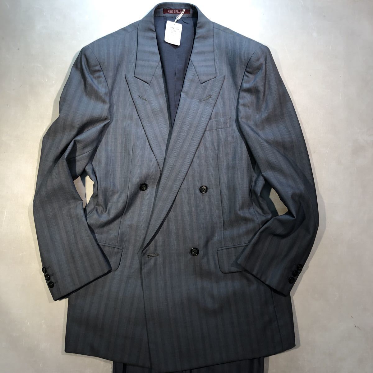 【VINTAGE】 5点セット ダブルスーツ セットアップ ブラック系×ブルー系 Yahoo!オークション -「(ブルー 青)」(ダブルスーツ) (スーツ)の