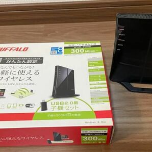 バッファロー 無線LAN親機＆子機 USB2.0用子機セット 無線LANルーター BUFFALO