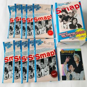 ● トレーディング コレクション カード SMAP パート2/1ボックス 未開封10パック+キラカード1枚/トレカ 81枚 まとめて セット スマップ