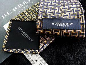 ○E2616N●USED並●バーバリー【BURBERRY LONDON】ネクタイ●