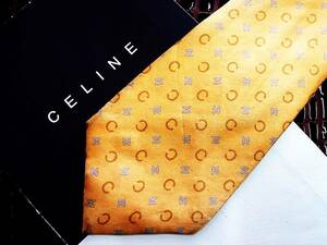 ◆E3539N◆在庫処分SALE◆セリーヌ【ＣＥＬＩＮＥ】【総ロゴ】ネクタイ