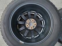 ★美品★スタッドレスタイヤ アルミホイール 4本セット ブリジストン VRX 215/60R17 19年製 A-TECH シュナイダー 17インチ 7J＋38 大阪_画像7