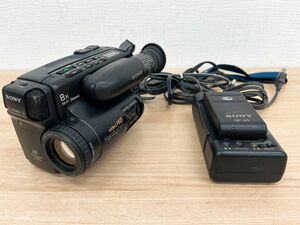 SONY ソニー ビデオカメラレコーダー video Hi8 ハンディカム Handycam バッテリー充電器・取扱説明書付属 映像 動作品 稼働品 CCD-TR705