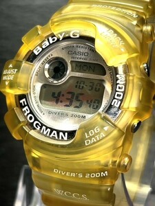 美品 CASIO カシオ BABY-G ベビージー BGW-100 FROGMAN フロッグマン 腕時計 クオーツ デジタル カレンダー 多機能 ラバー ステンレス