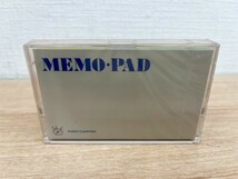 メモパッドカセット MEMO PAD CASETTE カセットメモ帳 カセットテープ風 ポニーキャニオン 文具 ノート 7色 カラフル 未使用_画像1