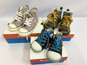 CONVERSE コンバース First Star ファーストスター 3足セット 13cm・15cm・17cm キッズ スニーカー [038] 152/199J