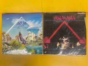 ★ASIA★ALPHA★ASIA IN ASIA（LD）★2枚セット★帯無し★