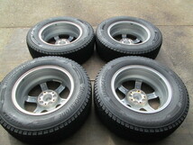 【送料￥6,800～】ブリヂストン　DM-V3　215/70R16 　BALMINUM 16 X 6.5J 5H/114.3 +38　 4本 デリカ/エスクード/エクストレイル_画像10