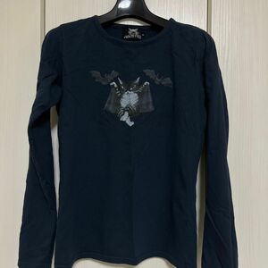 わちふぃーるど ダヤン 長袖Tシャツ　ネイビー