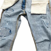 送料無料 JAPAN BLUE JEANS ジャパンブルージーンズ GROVE ダメージ加工 ストレッチ デニム パンツ インディゴ 日本製 ジーンズ 32_画像9