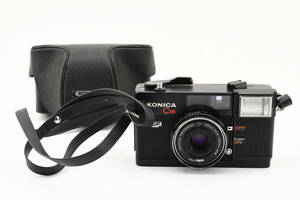 Konica C35 EF 35mm Black Film Camera Hexanon 38mm f2.8 #457