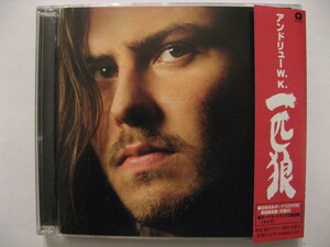 送料込み◆CD+DVD◆ANDREW W.K.／一匹狼◆帯有り国内盤