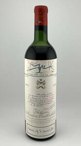 1962 Ch. Mouton Rothschild / Pauillac シャトー ムートン ロートシルト ポイヤック