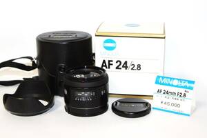 MINOLTA AF 24mm F2.8 Aマウント ミノルタ