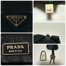 151【美品】プラダ　PRADA　三角ロゴ　サフィアーノ　黒　ブラック　2way ビジネスバッグ　ショルダー　A4可　ブリーフケース_画像10