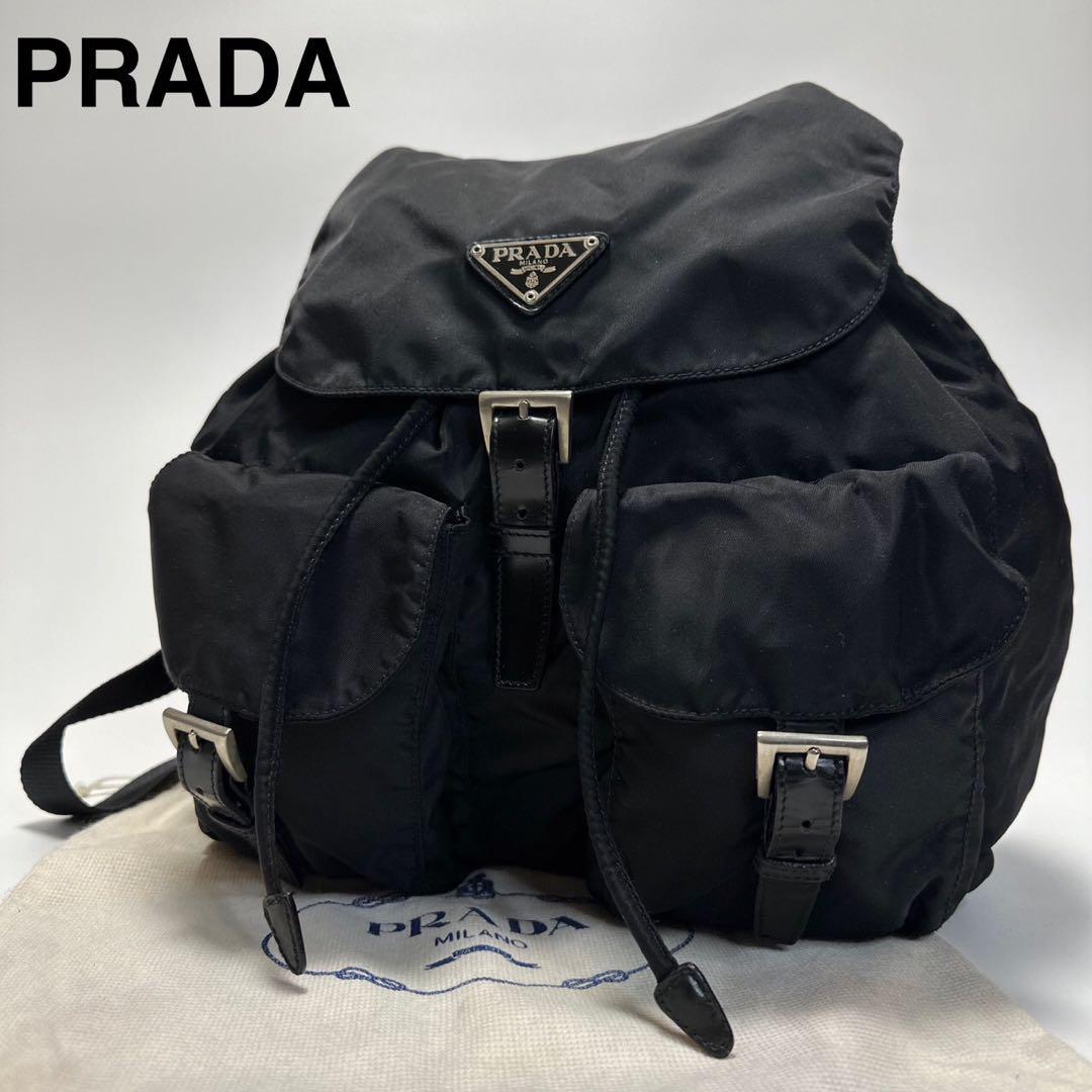 美品】◇プラダ PRADA SPORT◇リュックサック ナップサック ロゴ入り