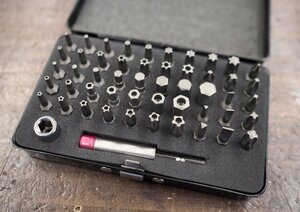 DEEN ディーン 52pcビットセット DNBT52SET プラスマイナス・HEX・TORX 1/4SQ・ ビットエクステンション ケース付