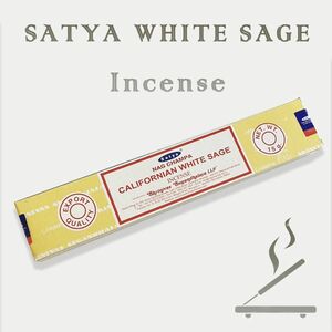 【SATYA WHITE SAGE】ホワイトセージ お香 