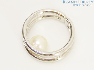  super-beauty goods Mikimoto pearl ring pendant top necklace top silver Akoya pearl sterling silver 