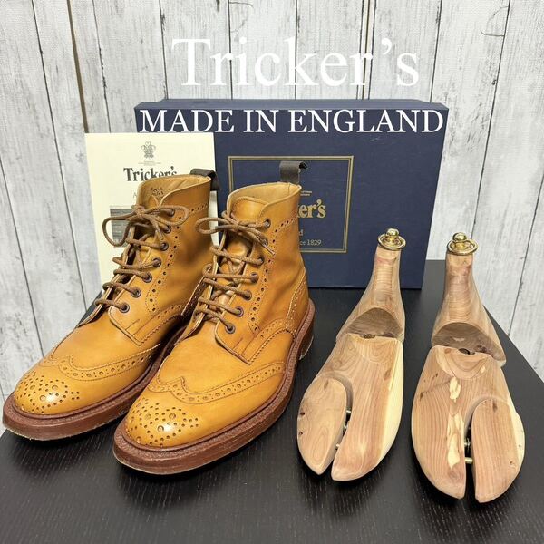 美品！Tricker’s モールトンカントリーブーツ！イングランド製！