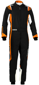 SPARCO （スパルコ） カートスーツ THUNDER （ブラックxオレンジ） XLサイズ CIK-FIA：N2013-1
