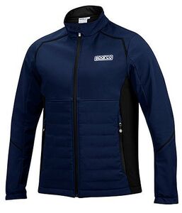 SPARCO（スパルコ） ソフトシェルジャケット SOFTSHELL ネイビーxブラック Mサイズ