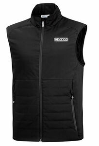 SPARCO（スパルコ） ベスト VEST ブラック Sサイズ 防風 軽量