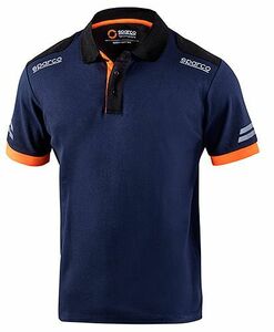 SPARCO( Sparco ) рубашка-поло TECH POLO темно-синий x orange L размер 