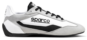 SPARCO（スパルコ） ドライビングシューズ S-DRIVE（ホワイトxブラック）40サイズ（25.5cm）