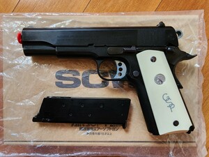 ウェスタンアームズ M1911 パットンカスタム〈リアルスチールフィニッシュ〉