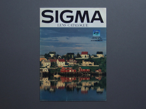 [ catalog only ]SIGMA 1996.03 LENS CATALOGUE inspection Sigma Canon Nikon PENTAX MINOLTA