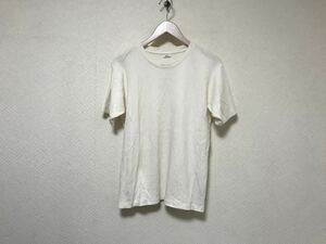 本物エディフィスEDIFICEコットン半袖Tシャツメンズサーフアメカジミリタリービジネススーツ白ホワイトM