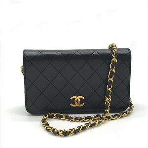 CHANEL シャネル ココマーク ミニマトラッセ プッシュロック チェーン ショルダー バッグ 良品 M8683 オ739