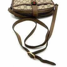 1円 GUCCI グッチ GGスプリーム シュリーライン ヴィンテージ ショルダー バッグ A749_画像5