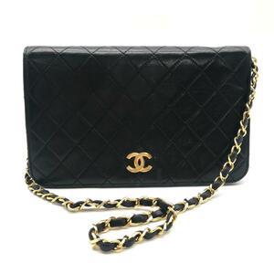 CHANEL シャネル ココマーク マトラッセ プッシュロック チェーン ショルダー バッグ ブラック 良品 M10950