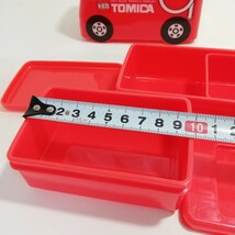 TOMICA トミカ らんちぼっくす ランチボックス 2段式 弁当箱 消防車 ]スケーター Skater 弁当 立体 DLB4 幼児 子供用]_画像6